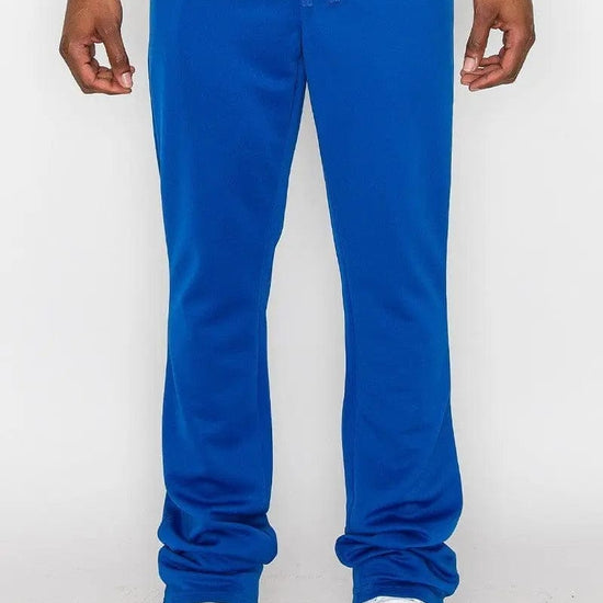 AnchorFinds.com Track Pants S Solid Flare Stacked Track Pants