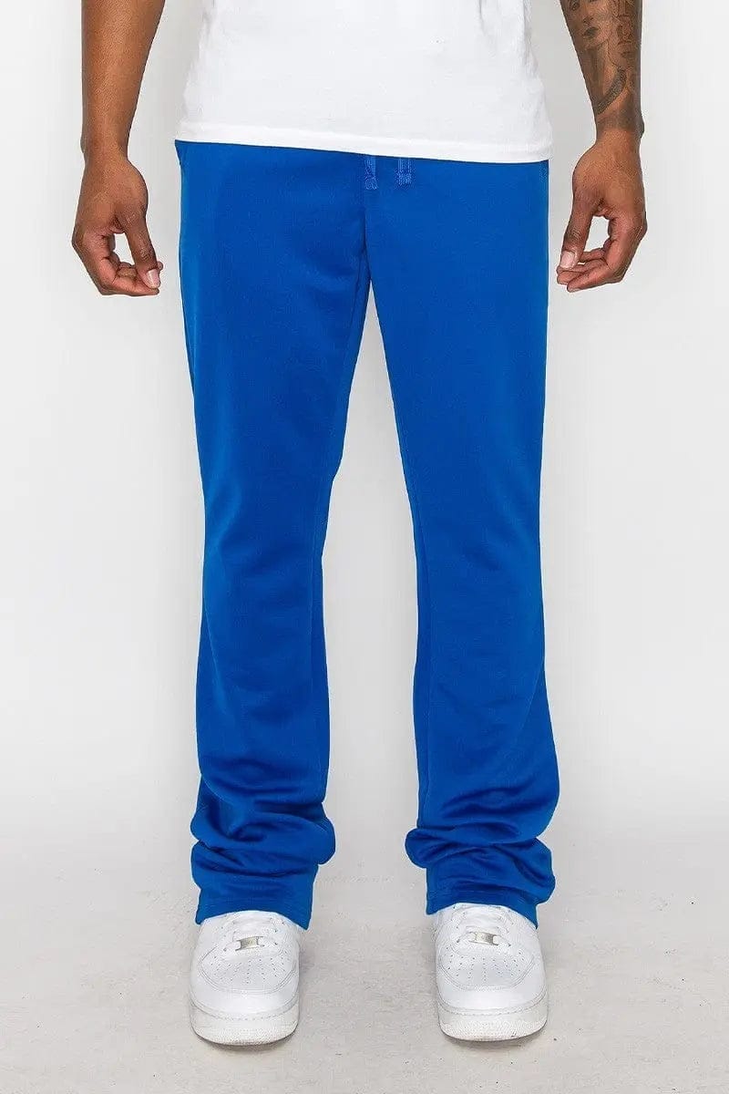 AnchorFinds.com Track Pants S Solid Flare Stacked Track Pants