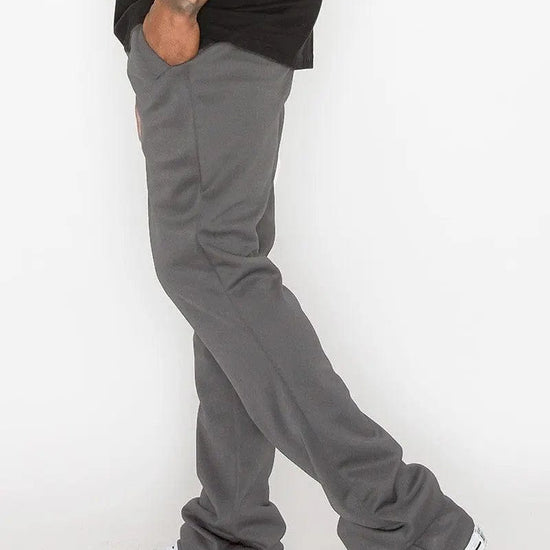 AnchorFinds.com Track Pants Solid Flare Stacked Track Pants