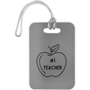 AnchorFinds.com Travel #1 Teacher / Gray Teacher Luggage Bag Tags