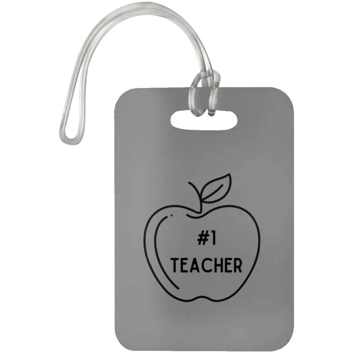 AnchorFinds.com Travel #1 Teacher / Gray Teacher Luggage Bag Tags