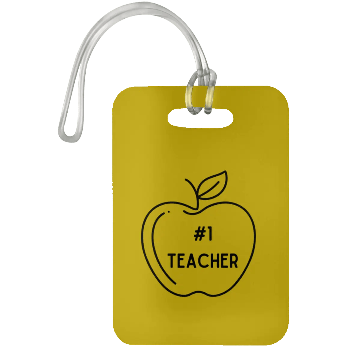 AnchorFinds.com Travel #1 Teacher / Old Gold Teacher Luggage Bag Tags