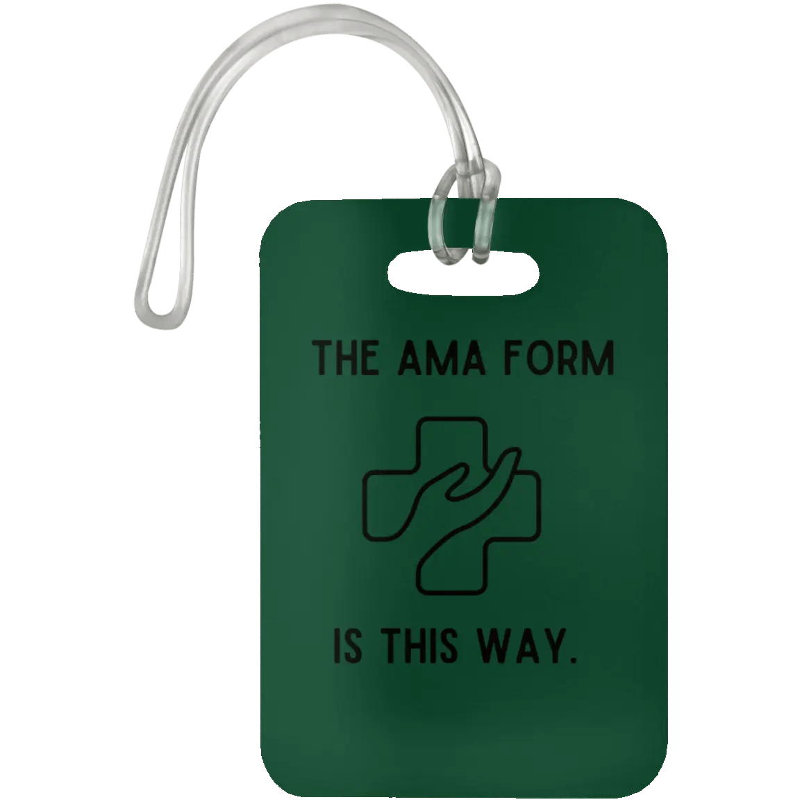AnchorFinds.com Travel AMA Form Is This Way Luggage Bag Tag
