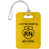 AnchorFinds.com Travel Athletic Gold H Is For Hospital, Not Hotel: Add Humor to Your Travels with This Luggage Bag Tag