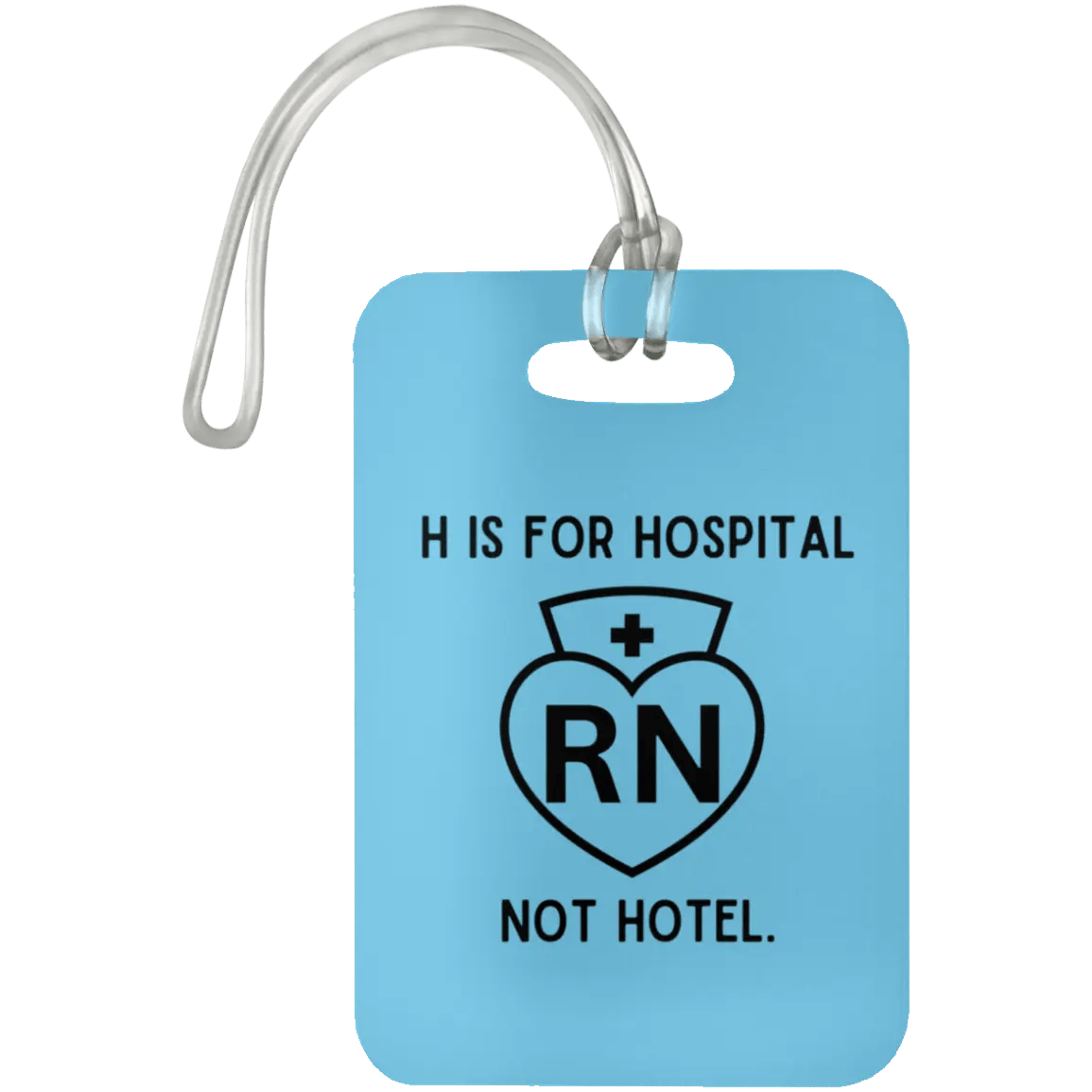 AnchorFinds.com Travel Columbia Blue H Is For Hospital, Not Hotel: Add Humor to Your Travels with This Luggage Bag Tag