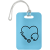AnchorFinds.com Travel Columbia Blue Nurse Heart Luggage Bag Tag
