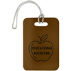 AnchorFinds.com Travel Educational Rockstar / Brown Teacher Luggage Bag Tags