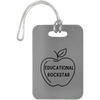 AnchorFinds.com Travel Educational Rockstar / Gray Teacher Luggage Bag Tags