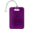 AnchorFinds.com Travel Educational Rockstar / Purple Teacher Luggage Bag Tags