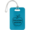 AnchorFinds.com Travel Educational Rockstar / Turquoise Teacher Luggage Bag Tags