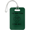 AnchorFinds.com Travel Forest AMA Form Is This Way Luggage Bag Tag