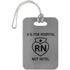 AnchorFinds.com Travel Gray H Is For Hospital, Not Hotel: Add Humor to Your Travels with This Luggage Bag Tag
