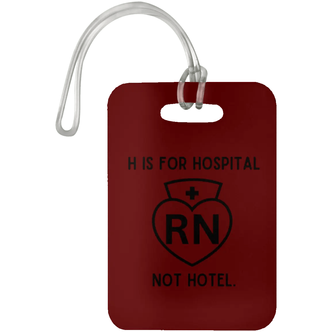 AnchorFinds.com Travel H Is For Hospital, Not Hotel: Add Humor to Your Travels with This Luggage Bag Tag