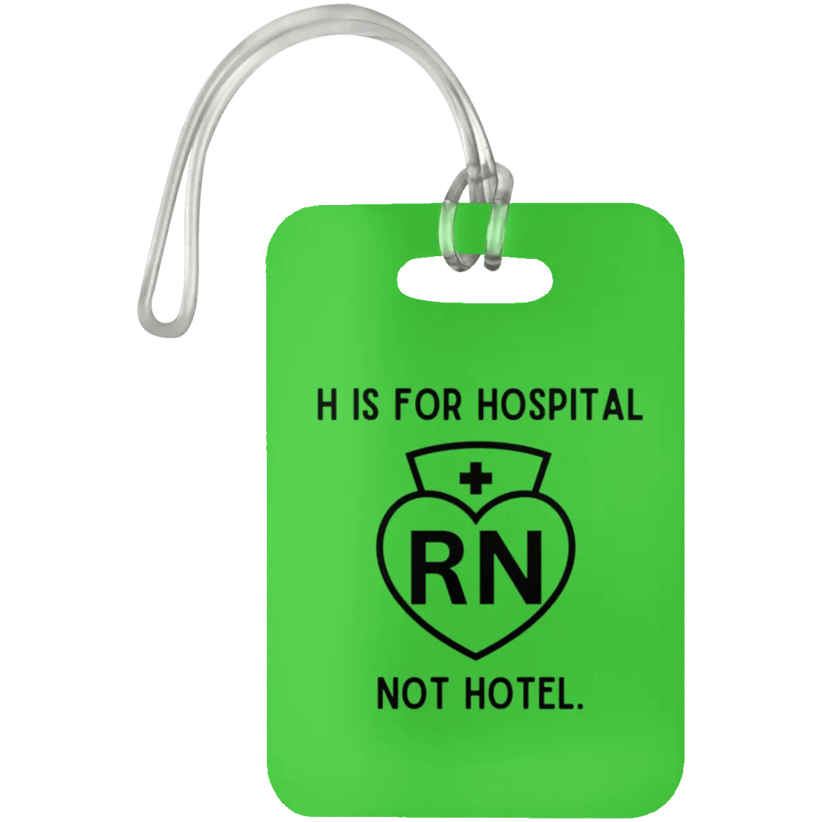 AnchorFinds.com Travel Kelly H Is For Hospital, Not Hotel: Add Humor to Your Travels with This Luggage Bag Tag