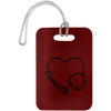 AnchorFinds.com Travel Maroon Nurse Heart Luggage Bag Tag