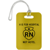 AnchorFinds.com Travel Old Gold H Is For Hospital, Not Hotel: Add Humor to Your Travels with This Luggage Bag Tag
