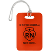 AnchorFinds.com Travel Orange H Is For Hospital, Not Hotel: Add Humor to Your Travels with This Luggage Bag Tag
