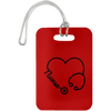 AnchorFinds.com Travel Red Nurse Heart Luggage Bag Tag