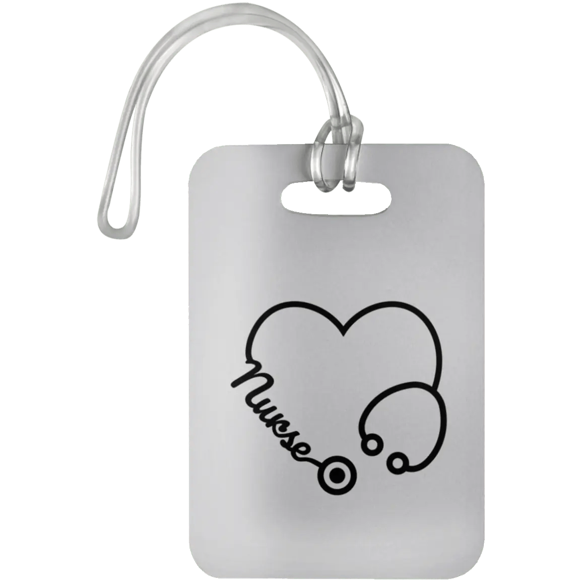 AnchorFinds.com Travel White Nurse Heart Luggage Bag Tag