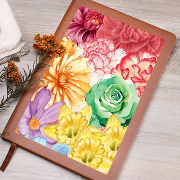 AnchorFinds.com Vegan Leather Journals Botanical Garden Leather Journal: A Sustainable Sanctuary for Your Thoughts