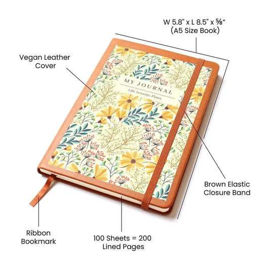 AnchorFinds.com Vegan Leather Journals My Journal: Your Perfect Companion for a Clear Mind and Organized Life