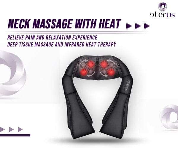 As shown / One Size Neck and Shoulder Massager w/Heat