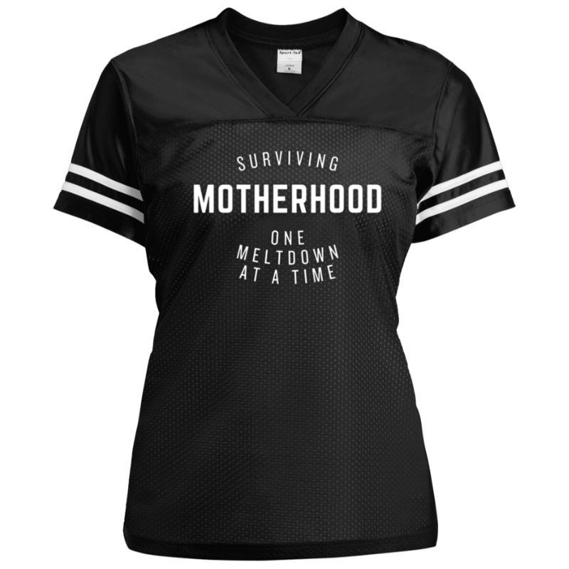 Black/White / X-Small Suriving Motherhood Ladies' Replica Jersey