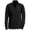 Black / X-Small LST253 Ladies 1/4 Zip Sweatshirt