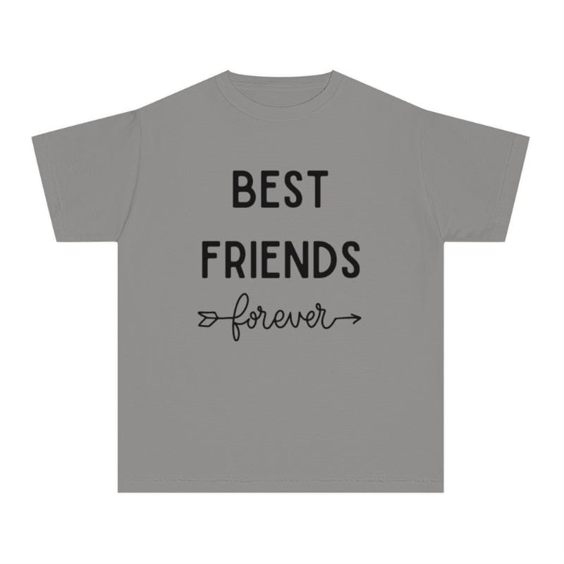 Grey / XS Best Friends Forever Youth Midweight Tee