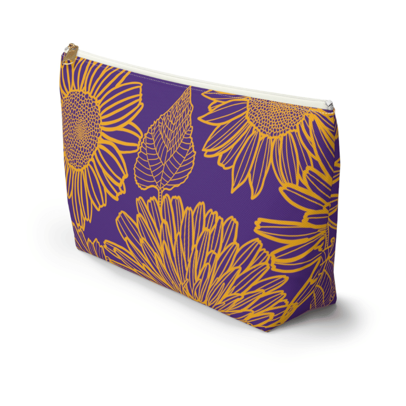 Purple / Small 🌸 Flower Accessory Pouch: Where Utility Blossoms into Style! 🌸