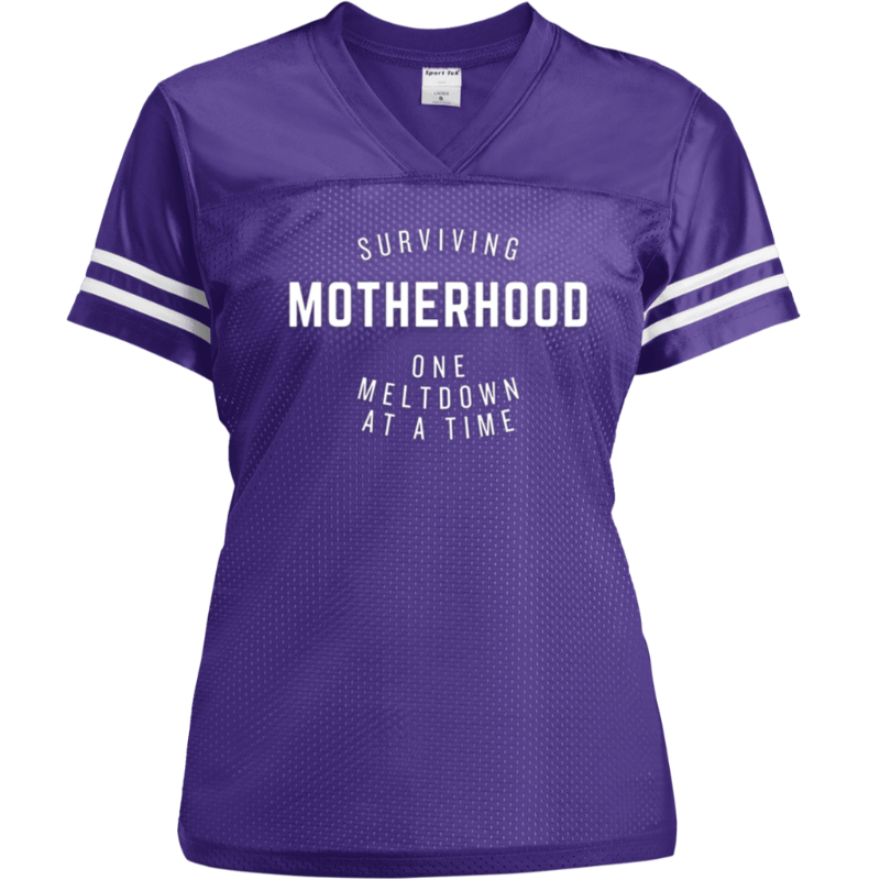 Purple/White / X-Small Suriving Motherhood Ladies' Replica Jersey